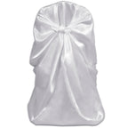 Set de 6 Fundas blancas para sillas, banquetes y bodas