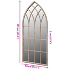Espejo de jardín arco gótico uso interior y exterior 50x115 cm
