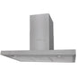 Exaustor plano em aço inoxidável 900 mm