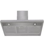 Campana extractora plana acero inoxidable 900 mm