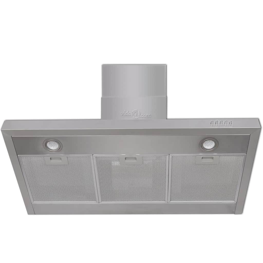 Campana extractora plana acero inoxidable 900 mm