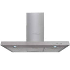 Campana extractora plana acero inoxidable 900 mm