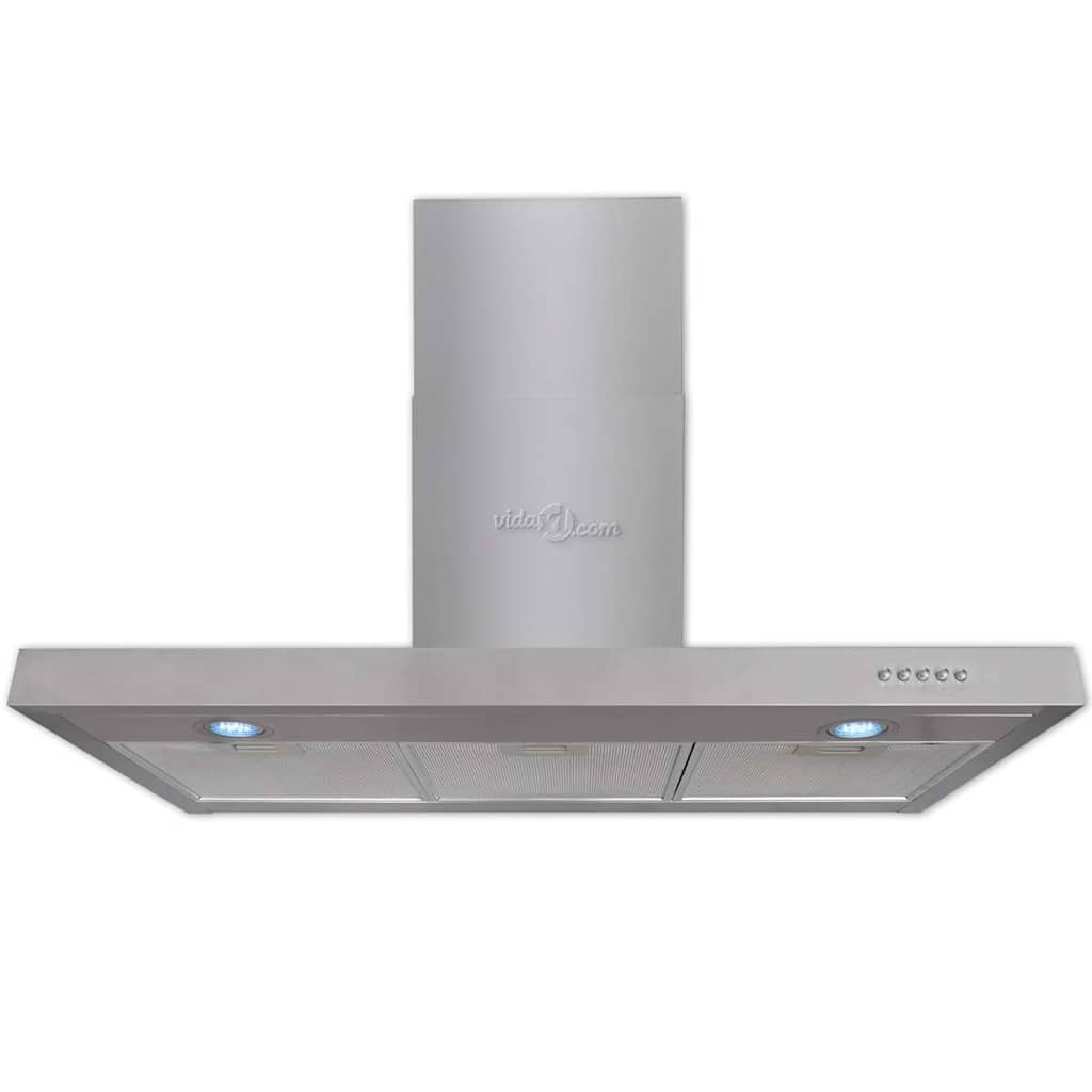 Campana extractora plana acero inoxidable 900 mm