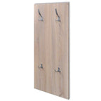Conjunto de zapatero madera 3 en 1 color roble y blanco