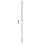 Taladro De Tierra Con Mango 100 mm Con Tubo De Extensión 13 M Acero