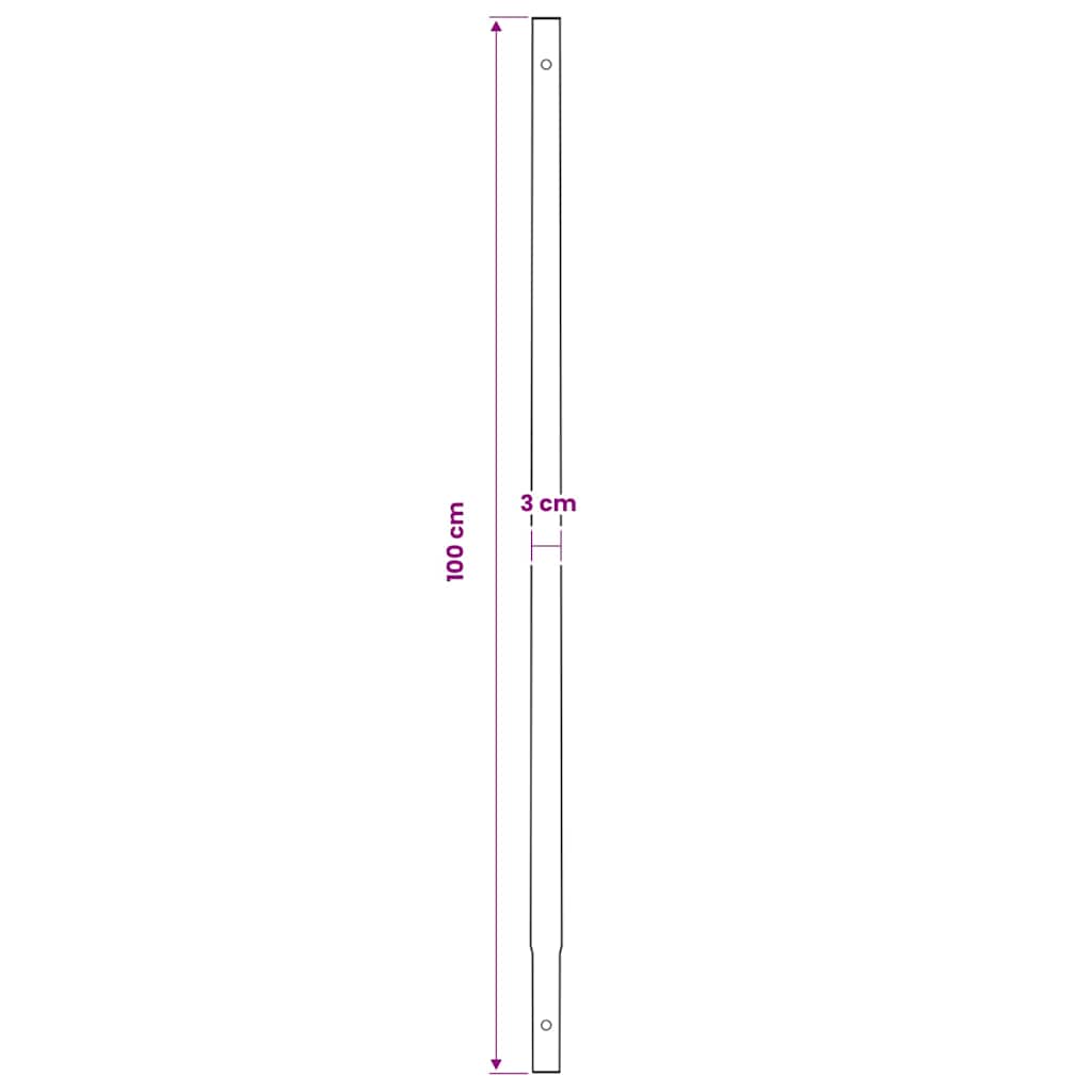 Taladro De Tierra Con Mango 100 mm Con Tubo De Extensión 13 M Acero