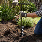 Berbequim de Terra com Punho 100 mm com Tubo de Extensão 13 M Aço
