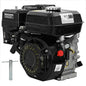 Motor de gasolina negro de 6,5 HP y 4,8 kW