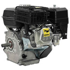Motor de gasolina negro de 6,5 HP y 4,8 kW