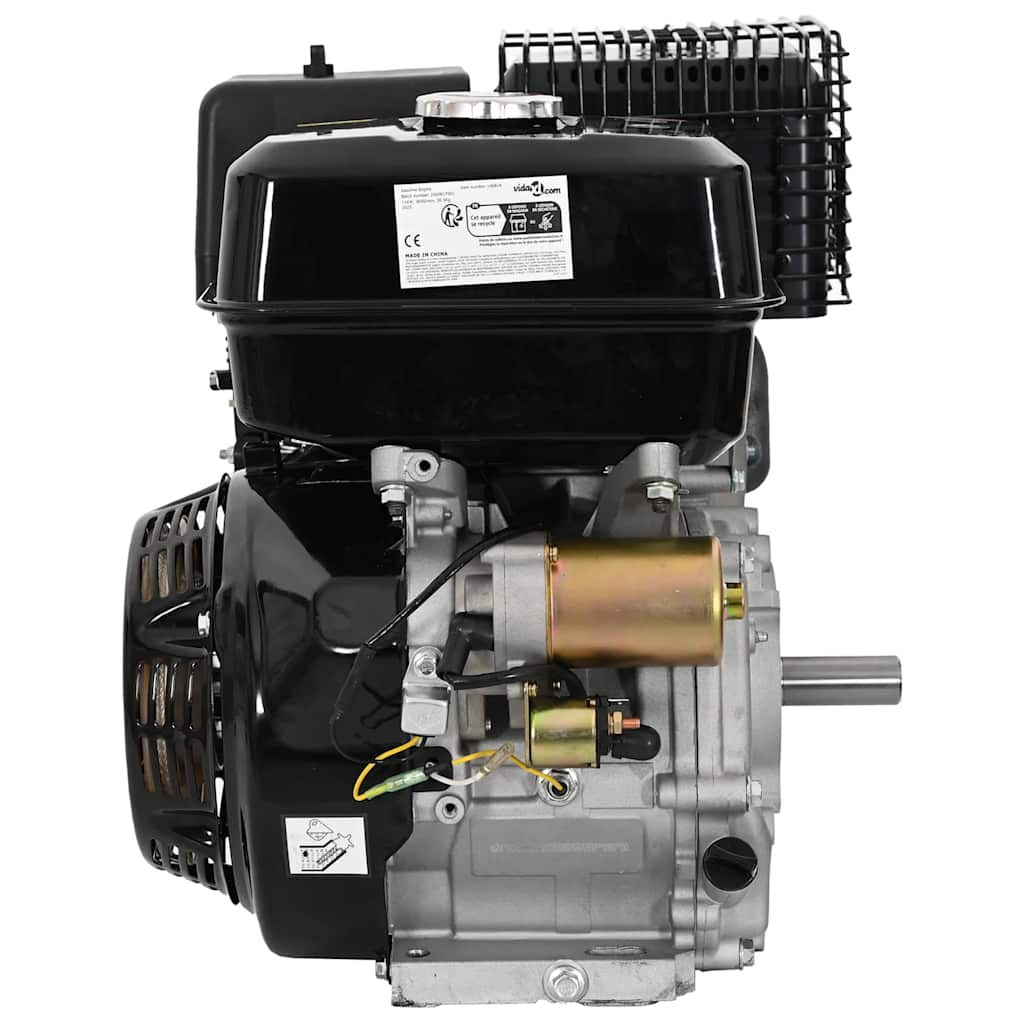 Motor de gasolina 15 HP 11 kW negro