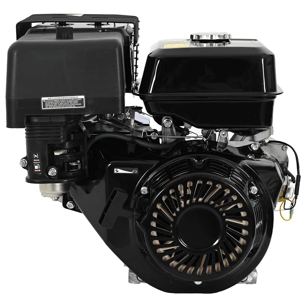Motor de gasolina 15 HP 11 kW negro