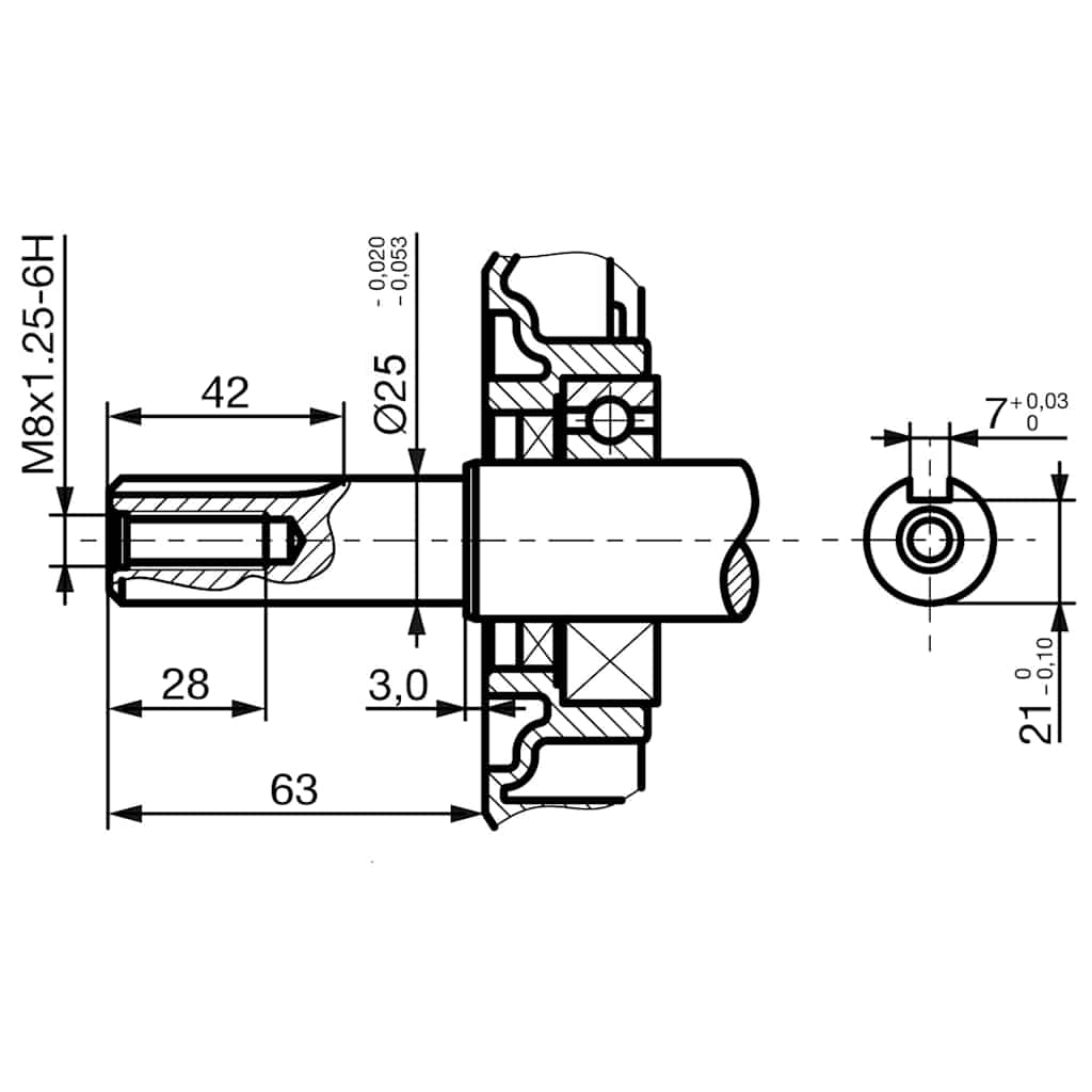 Motor de gasolina 15 HP 11 kW negro