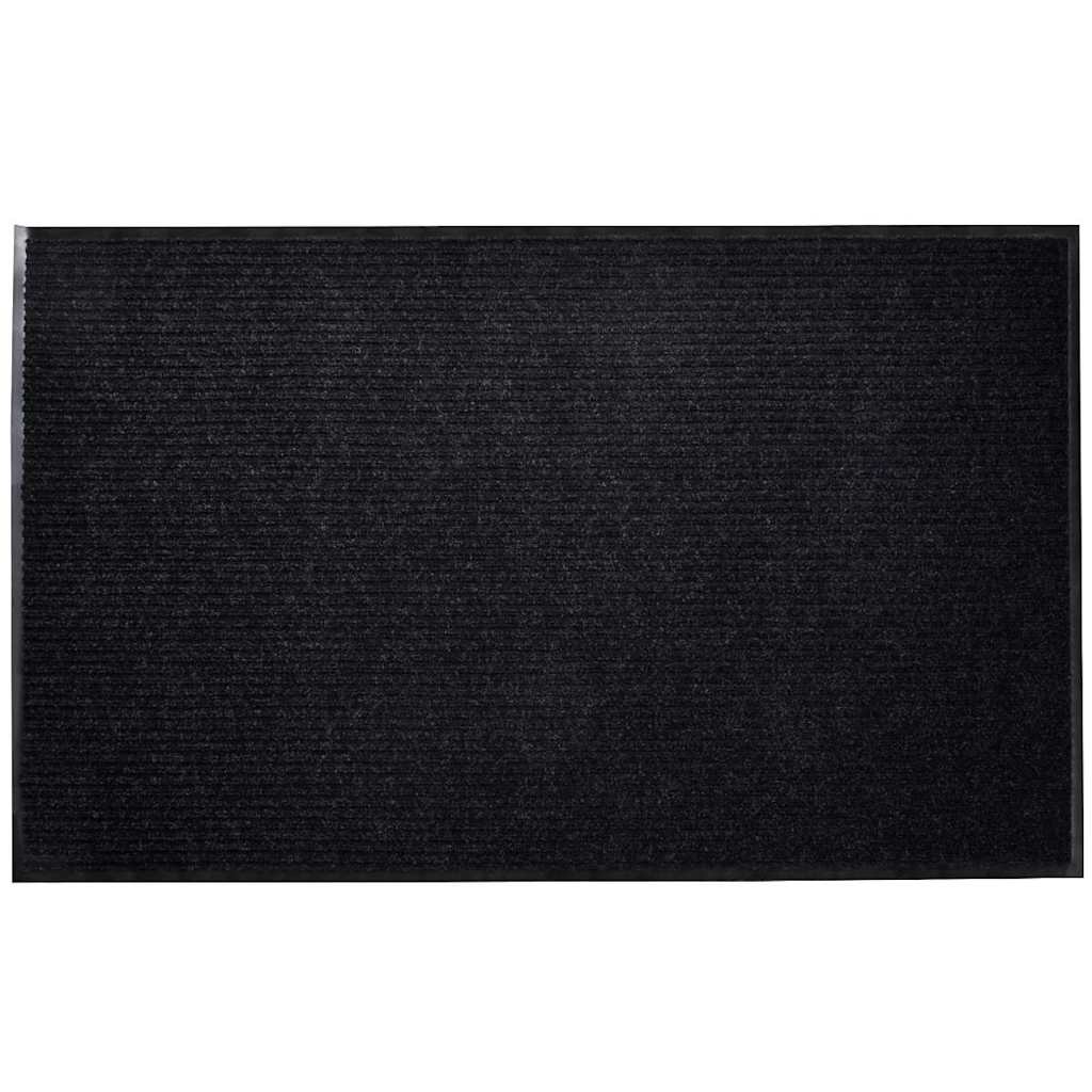 Felpudo gris 90 x 150 cm PVC