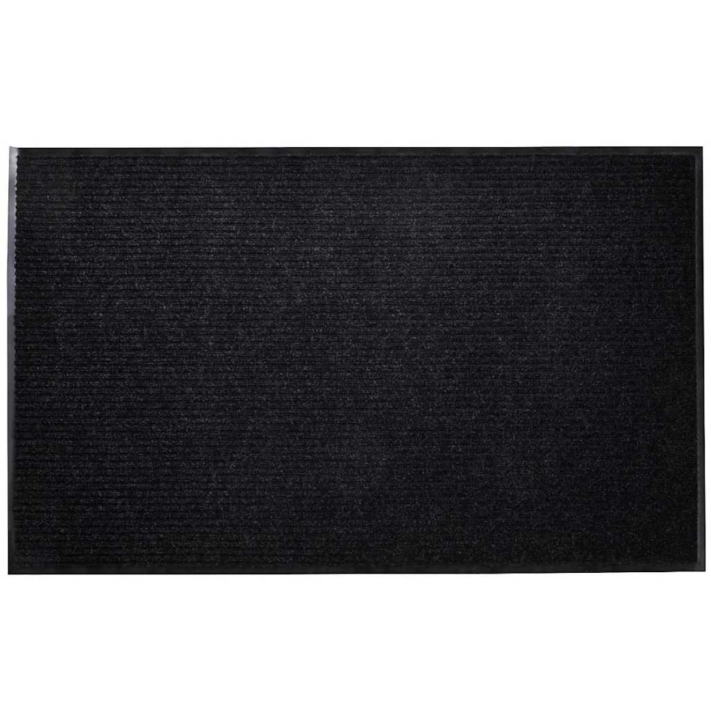 Felpudo gris 90 x 150 cm PVC
