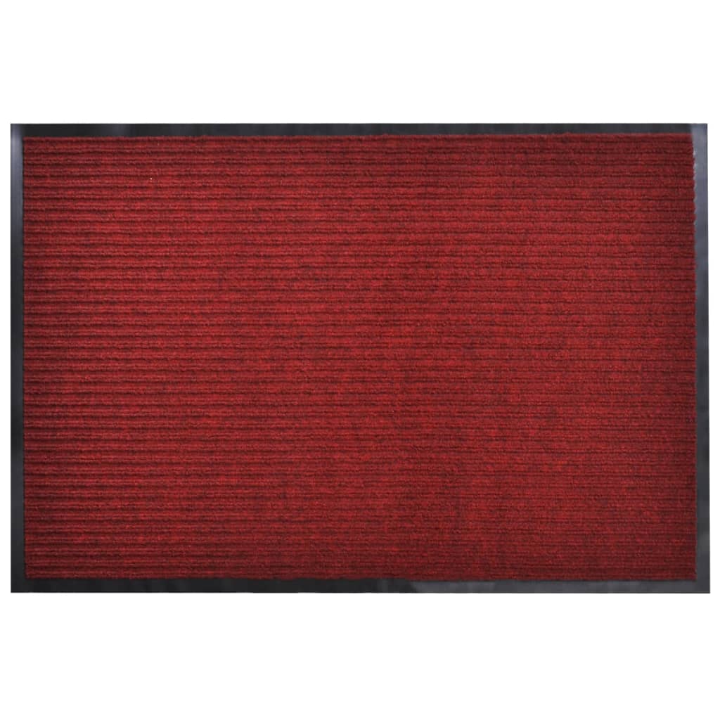 Felpudo gris 90 x 150 cm PVC