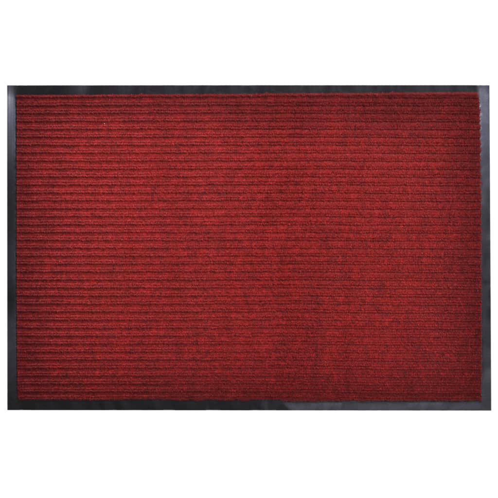 Felpudo gris 90 x 150 cm PVC