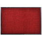 Felpudo gris 90 x 150 cm PVC