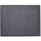 Felpudo gris 90 x 150 cm PVC
