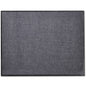 Felpudo gris 90 x 150 cm PVC