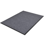 Felpudo gris 90 x 150 cm PVC