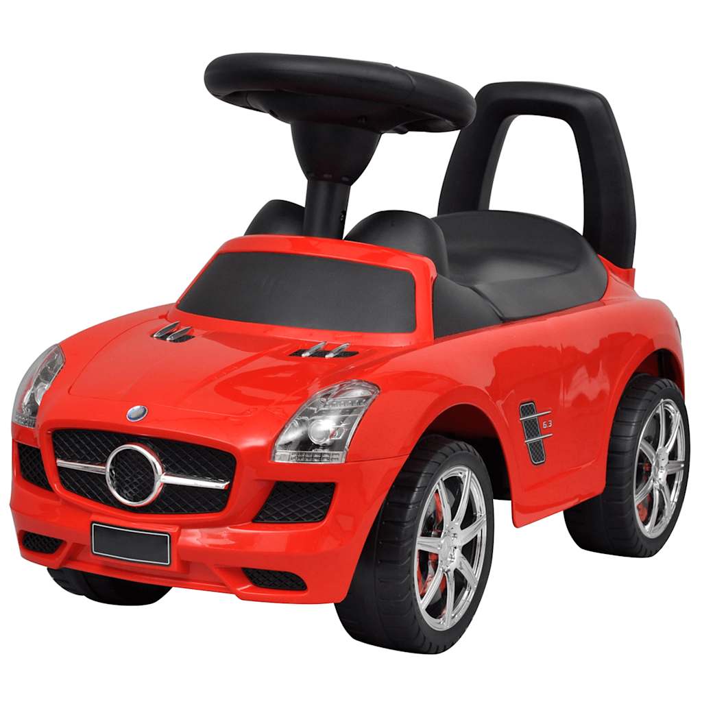 White foot-to-floor ride-on car