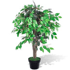 Planta artificial árbol ficus con macetero 90 cm