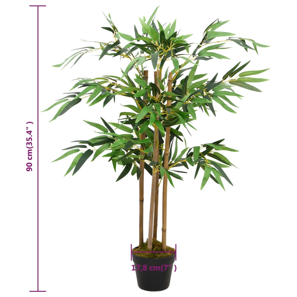 Planta artificial de bambú Twiggy con macetero 90 cm