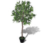 Artificial bay tree with pot, 120 cm high