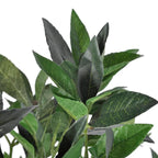 Árbol de laurel artificial con maceta, 120 cm de alto