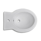 Juego de váter WC y bidé de cerámica blanco