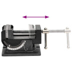 Tornillo de banco inclinable manual 110 mm