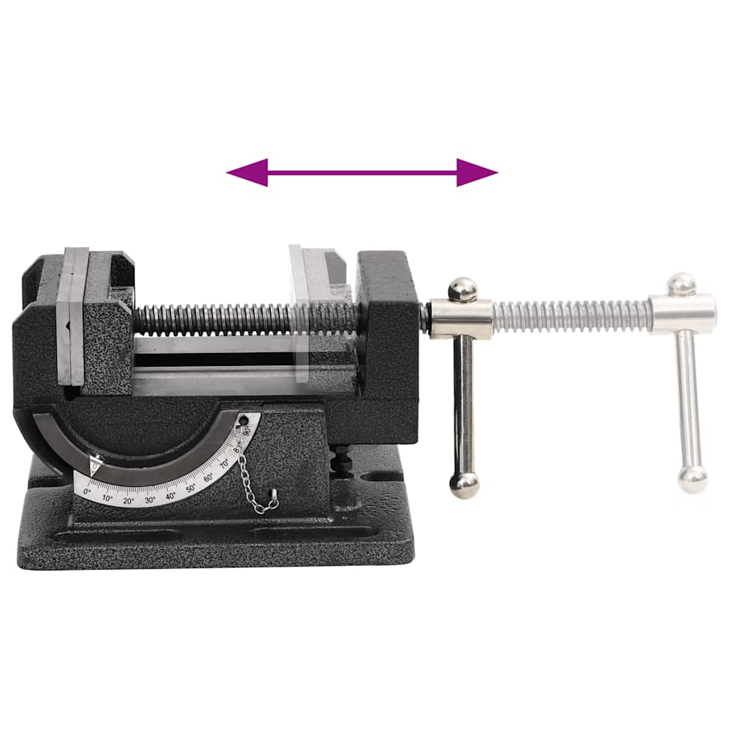 Tornillo de banco inclinable manual 110 mm