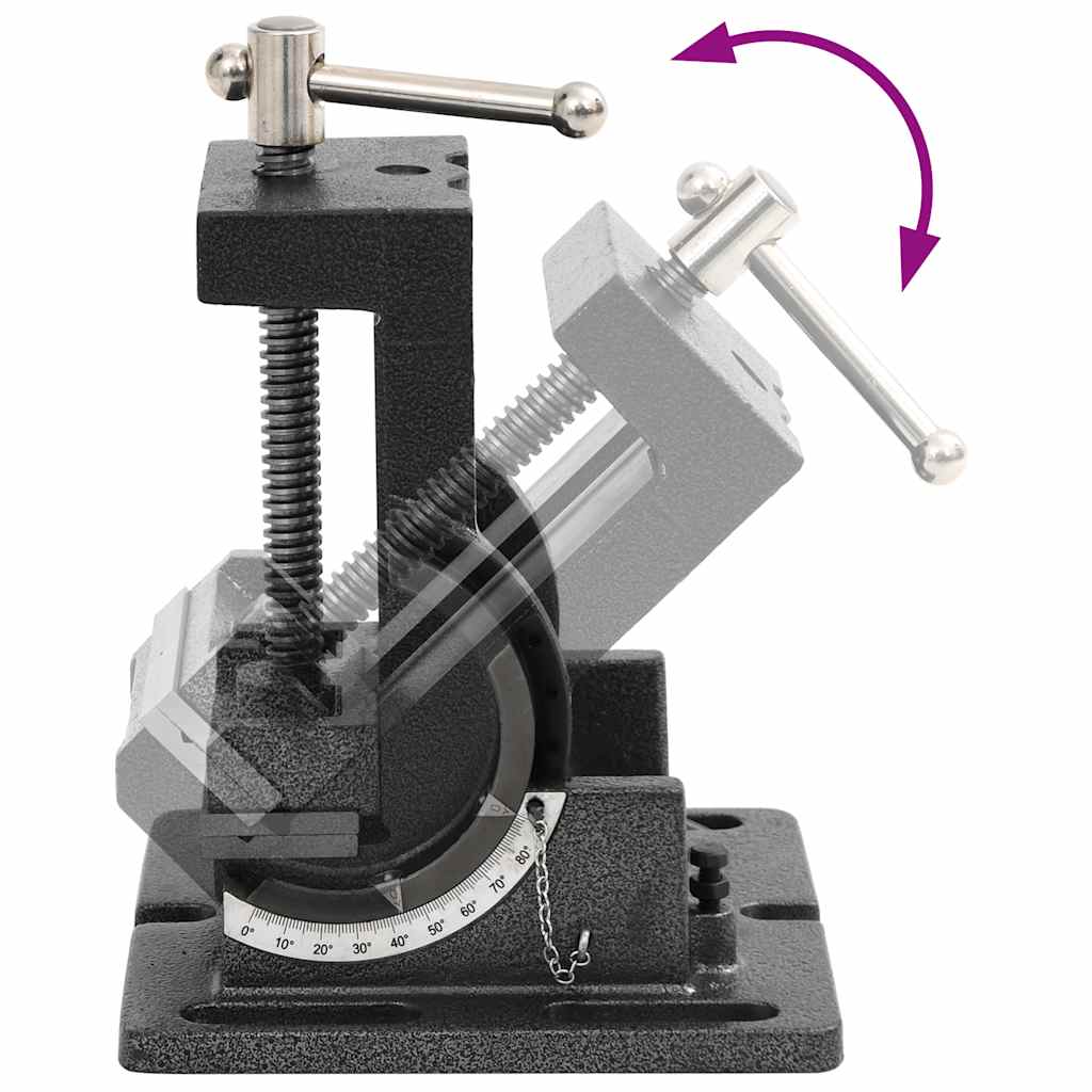 Tornillo de banco inclinable manual 110 mm