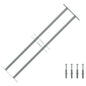 Grelha de segurança ajustável para janela com 2 barras 1000-1500 mm