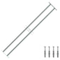 Grelha de segurança ajustável para janela com 2 barras 1000-1500 mm