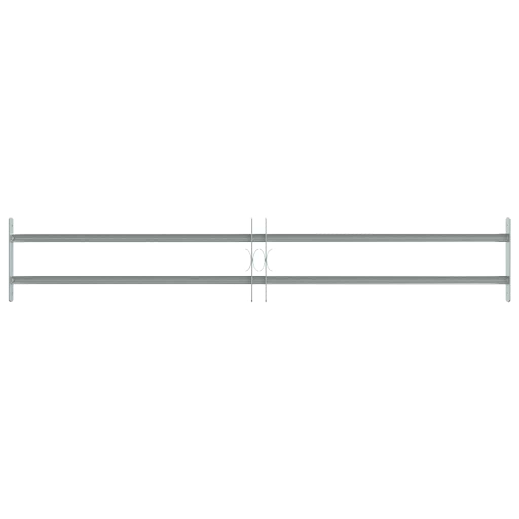 Reja de seguridad ajustable ventana con 2 barras 1000-1500 mm