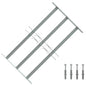 Grelha de segurança ajustável para janela com 2 barras 1000-1500 mm