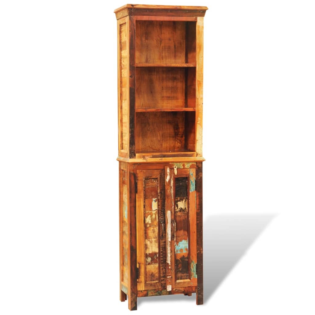 Estantería vintage de madera maciza reciclada