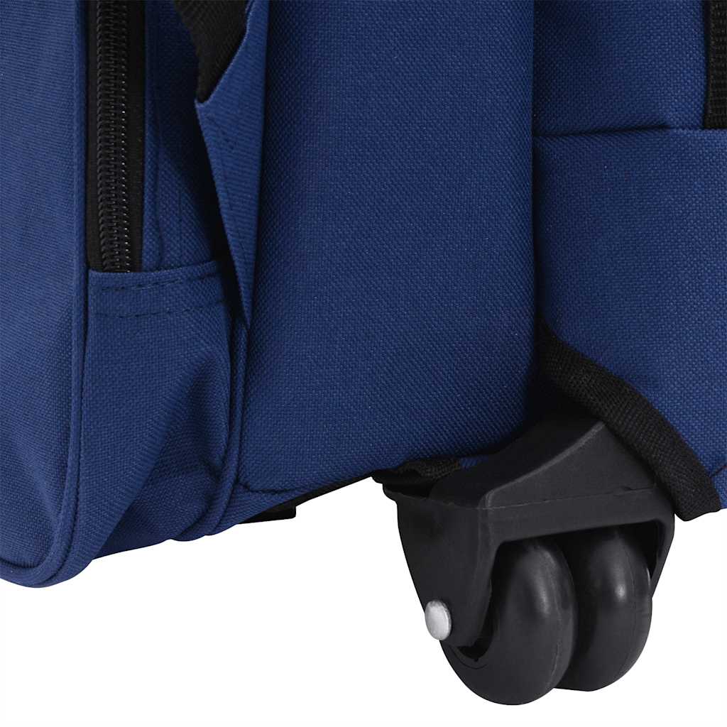 Carro plegable para mascotas multiusos azul