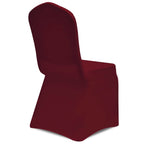 Funda elástica para sillas, 50 piezas, Burdeos