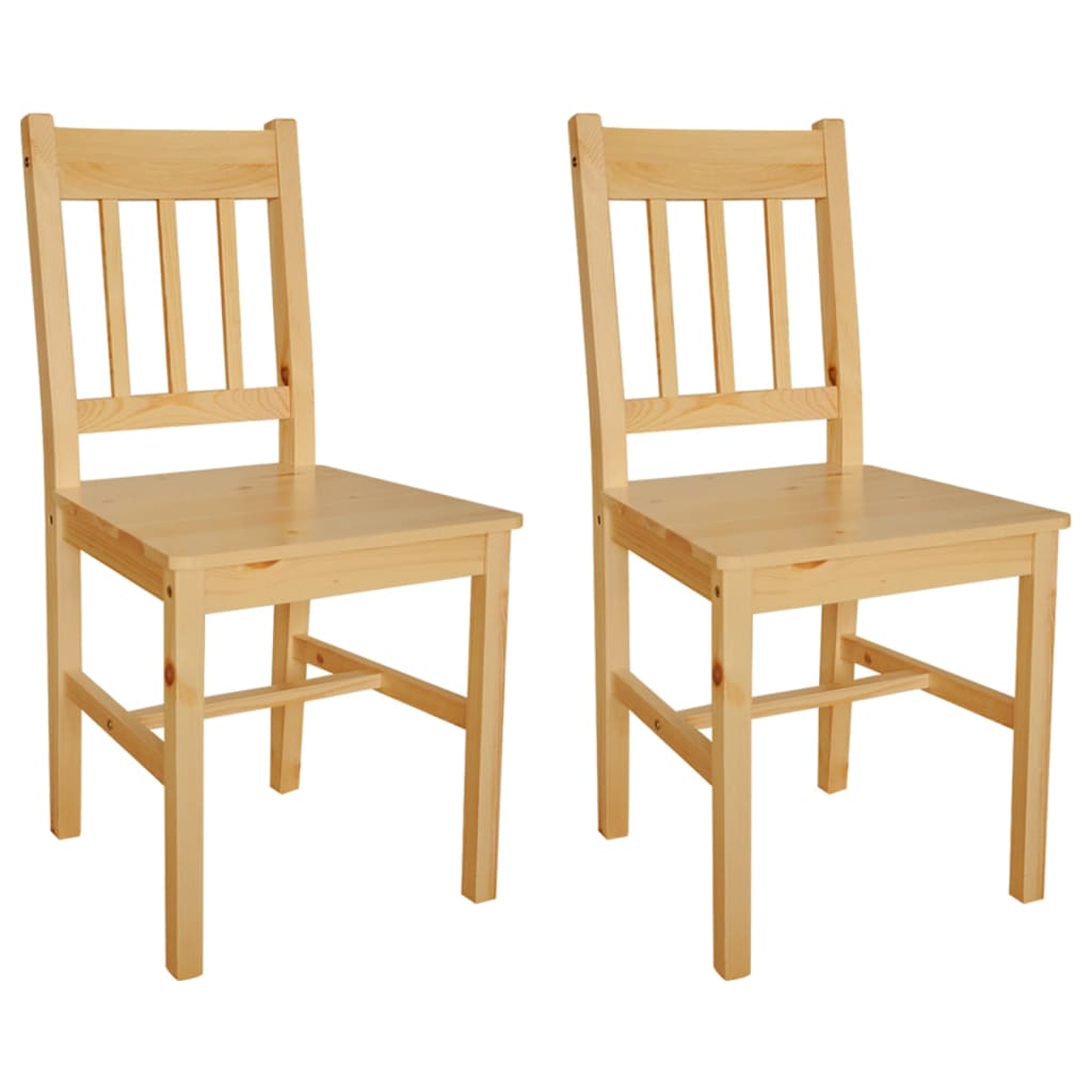 Dining chairs 2 pcs faux leather brown