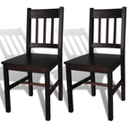 Sillas de comedor 2 uds madera maciza de teca