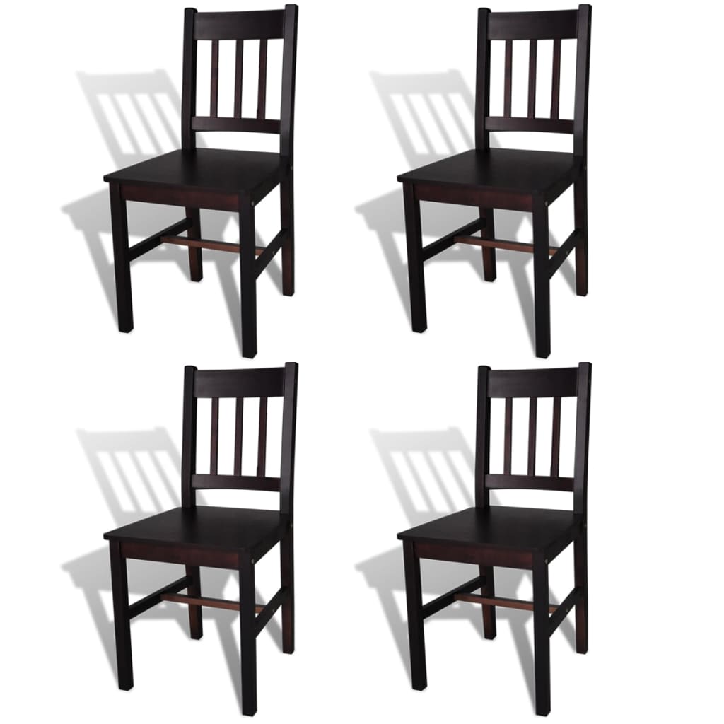 Dining chairs 2 pcs solid rubberwood white