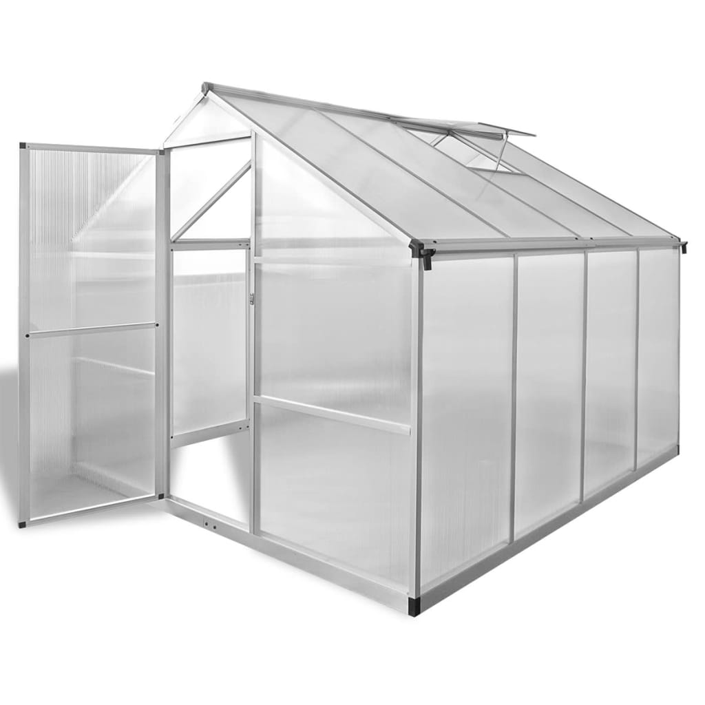 Aluminum greenhouse 302x190x195 cm 11.19 m³