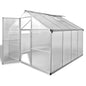 Aluminum greenhouse 302x190x195 cm 11.19 m³