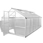 Aluminum greenhouse 302x190x195 cm 11.19 m³