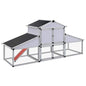 Chicken coop with run and aluminum nest