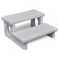 White Hot Tub Steps