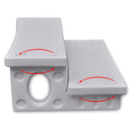 Escalones para bañera de hidromasaje blanco