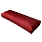 Wine red upholstered back cushion 120x40x10 cm